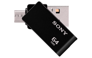 Флешка USB SONY 64ГБ, USB 2.0, черный