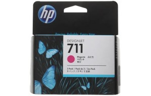 Набор картриджей HP DesignJet 711 Magenta 3x29 мл (CZ135A)