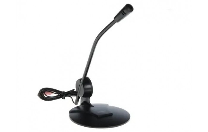 Микрофон Sven MK-200, депж. стол/монитор, кабель 1,8м, разъем 3,5мм, черн.