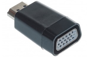 Переходник Cablexpert HDMI (m) -> VGA (f) 19M/15F, 1080,  (A-HDMI-VGA-001) (11773)