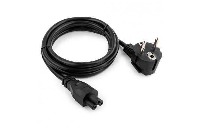 Кабель питания 220В евростандарт 1.8м, 10A 3-pin для блока питания ноутбука Schuko- C5, PC-186-ML12