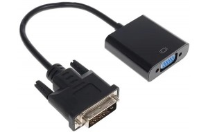 Переходник Cablexper DVI-D(m)-VGA(f), 0.2м
