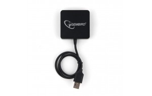 Разветвитель USB 2.0 на 4 порта Gembird UHB-242,4 порта,черный,блистер