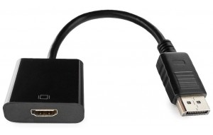 Переходник DisplayPort -> HDMI Cablexpert A-DPM-HDMIF-002, 20M/19F, черный, пакет