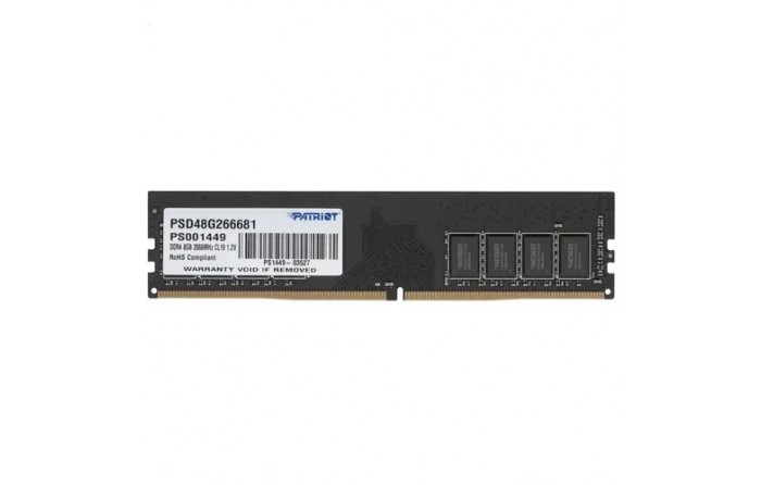 Модуль памяти Patriot Signature PSD48G266681 DDR4 - 8ГБ 2666, DIMM, Ret