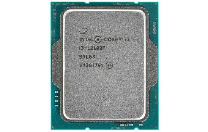 Процессор Intel Core i3 12100F, LGA 1700, OEM