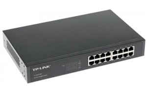 Коммутатор неуправляемый TP-Link TL-SG1016D (16-port Gigabit Desktop/Rackmount Switch, 16 10/100/10
