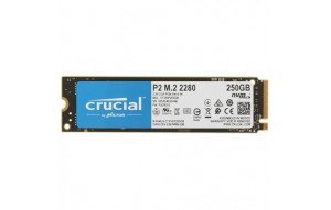 SSD накопитель Crucial P2 CT250P2SSD8 250ГБ, M.2 2280, PCI-E 3.0 x4, NVMe, M.2