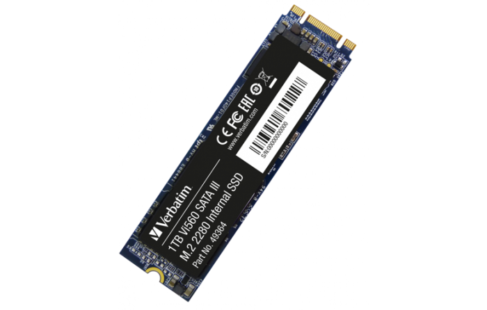 SSD накопитель Verbatim Vi560 S3, M.2, 1000GB (49364)