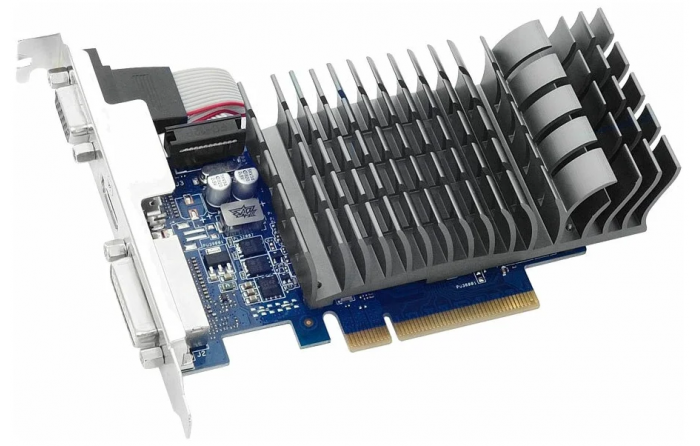 Видеокарта ASUS NVIDIA GeForce GT 710 GT710-SL-2GD3-BRK-EVO 2ГБ DDR3, Low Profile, Ret