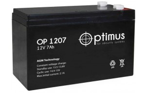 Аккумулятор для ИБП OPTIMUS 12V 7Ah