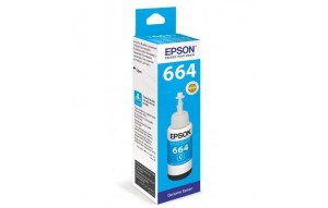 Чернила Epson T66424A ORIG L100/L110/L210/L300/L355 синий (C13T66424A)