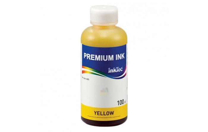 Чернила InkTec HP H0006-100MY (100мл., Yellow)