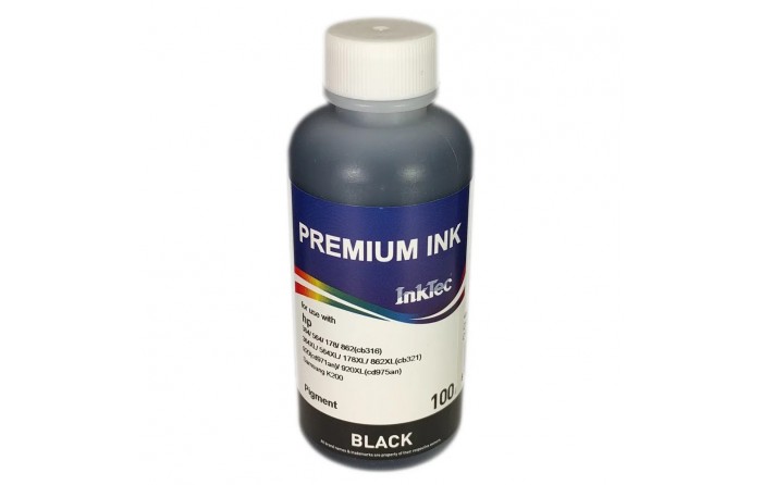 Чернила InkTec HP H7064-100MB (CB316, CB321), Black Pigment, 100 мл