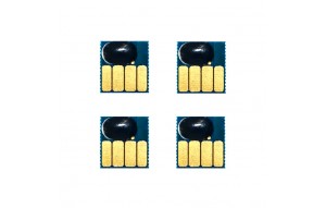 Чип 711 Yellow для ПЗК и СНПЧ под HP Designjet T120, T125, T130, T520, T525, T530 (для картриджа CZ1