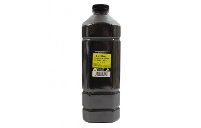 Тонер Hi-Black Универсальный  для Brother HL-3480, Тип 3.1, Bk, 500 г, канистра