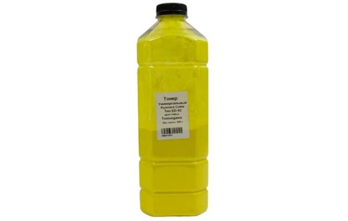Тонер Tomoegawa Универсальный для Kyocera Color, Тип ED-92, Y, 500 г, канистра