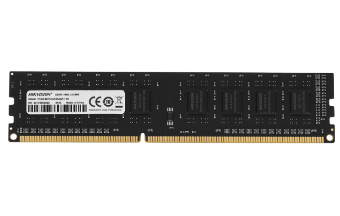 Модуль памяти Hikvision [HKED3041AAA2A0ZA1/4G] DDR3 — 1x 4ГБ 1600МГц, DIMM, Ret