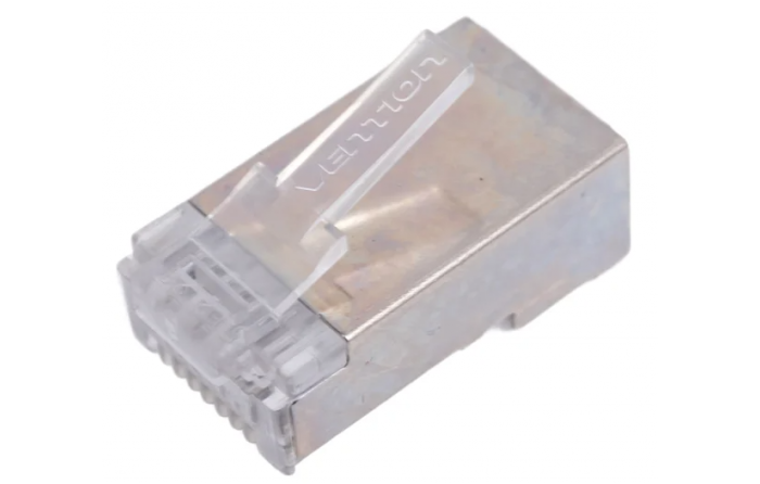 Коннектор RJ45 штекер 8P8C cat.6 FTP экранированный, быстрозажимной в упаковке 50 шт. Vention