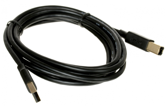 Кабель Ugreen USB 2.0 Type-A - USB 2.0 Type-B вилка - вилка, 3 м