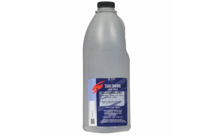 Тонер Static Control для HP LJ P1606/P1102/M201, 1 кг, флакон (H1606TNR-1KG)