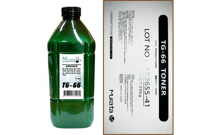 Тонер Brother  HL 2030/40/70/5340/1140 Универсал тип TG-66 (фл,750,MURATA) Green Line