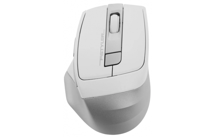 Мышь A4TECH Fstyler FG35, оптическая, беспроводная, USB, серебристый и белый FG35 Silver