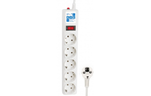 Сетевой фильтр Power Cube (SPG-B-10-WHITE) (5 Розеток/3 м/10A/(Белый)) Сетевой фильтр Power Cube (SPG-B-10-WHITE) (5 Розеток/3 м/10A/(Белый))