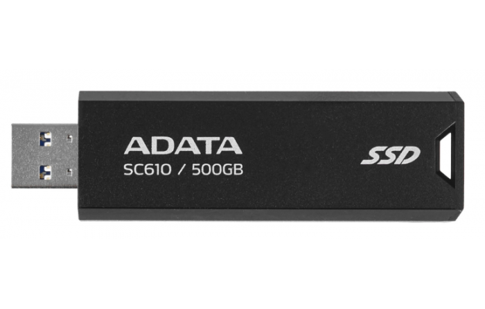 Внешний диск SSD A-Data SC610, 500ГБ, черный