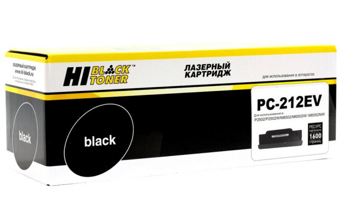 Картридж Hi-Black Pantum PC-212EV для M6502/M6502WM6552NW/P2502/P2502W 1.6K Bk(HB-PC-212EV)