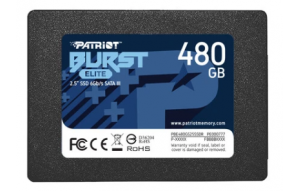 SSD накопитель Patriot Burst Elite [PBE480GS25SSDR]  480ГБ, 2,5,SATA-3
