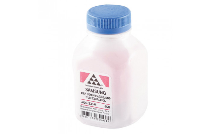 Тонер AQC для Samsung CLP-300/CLX3300 банка 45г Magenta