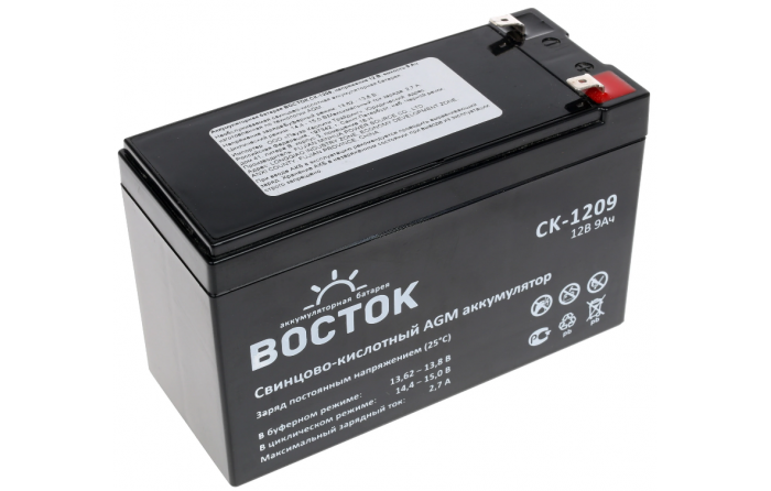 Аккумуляторная батарея для ИБП ВОСТОК СК 1209 (12V 9Ah AGM)
