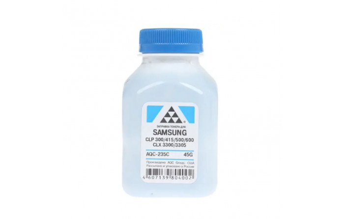Тонер AQC для Samsung CLP-300/CLX3300 банка 45г Cyan