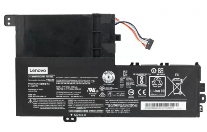 Аккумуляторная батарея L15M3PB0 для ноутбука Lenovo IdeaPad 320S-14IKB 11.25V 3600mAh