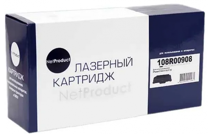 Картридж NetProduct (N-108R00908) для Xerox Phaser 3140/3155/3160, 1,5K