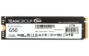 SSD накопитель M.2 TEAMGROUP T-FORCE G50 [TM8FFE001T0C129] 1000 ГБ