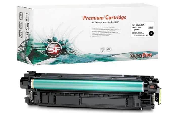 Картридж SuperFine W2120A для HP M554/555/578, 5.5K, Black