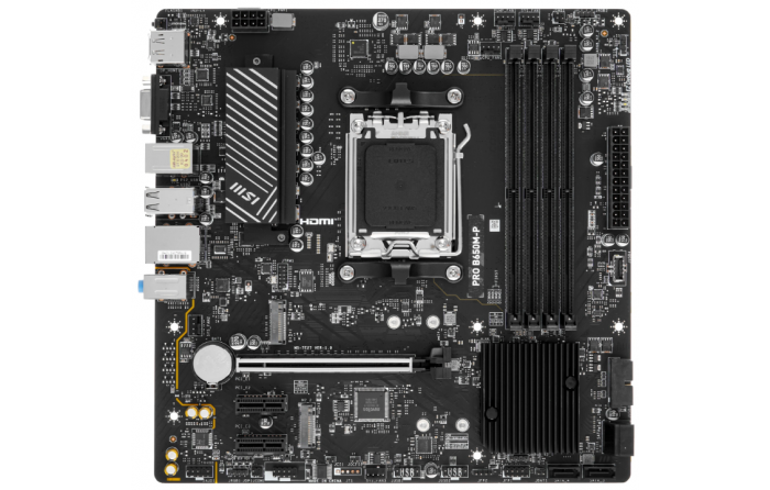Материнская плата MSI PRO B650M-P, SocketAM5, AMD B650, mATX, Ret
