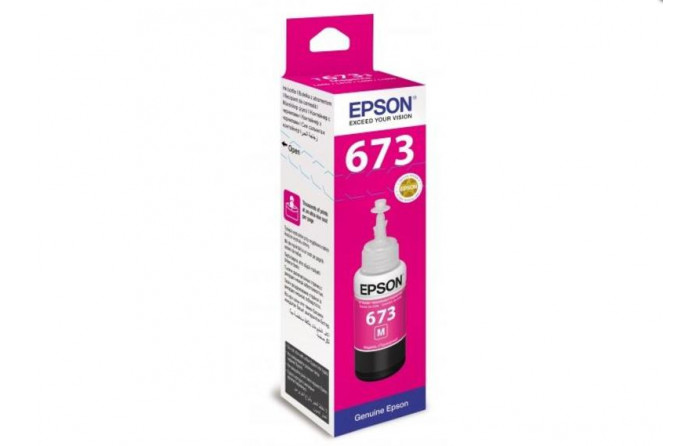 Контейнер с чернилами Epson T67334A  ORIG L800/805 пурпурный (T67334A)