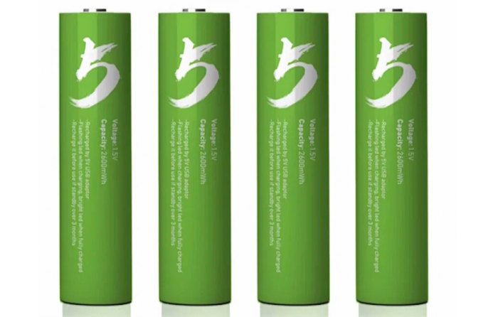 Перезаряжаемая литиевая батарея SMARTOOOLS AA, 1,5 В, 2600 мАч, 4 шт Type-C (4шт)