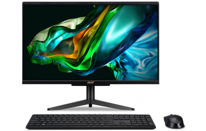 Моноблок Acer Aspire C22-1610, 21.5", Intel N100, 8ГБ, 256ГБ SSD, Intel UHD Graphics, Eshell, черный