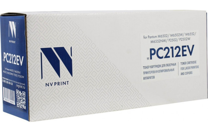 Картридж NV-Print Pantum PC-212EV, с чипом для М6502/М6552 1,6К