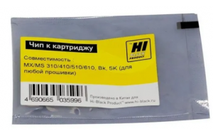 Чип Hi-Black к картриджу Lexmark MS310,410,510,610, Вк, 5К