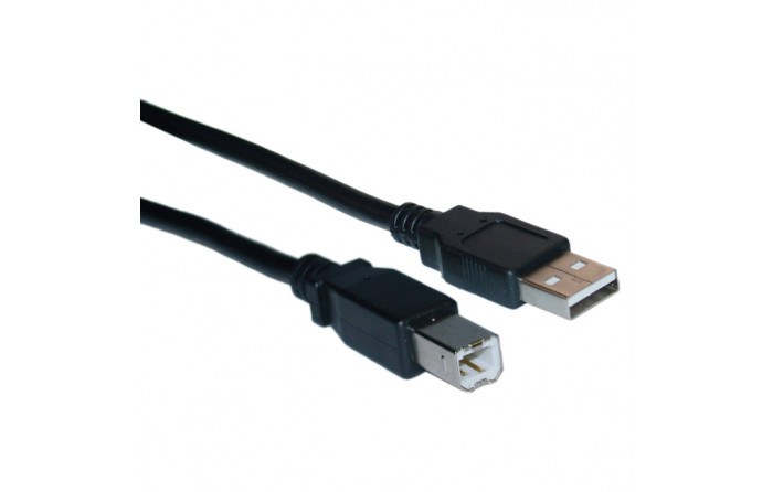 Кабель BaseLevel BL-USB2-AmBm Черный 1.8 м. USB 2.0 A -B