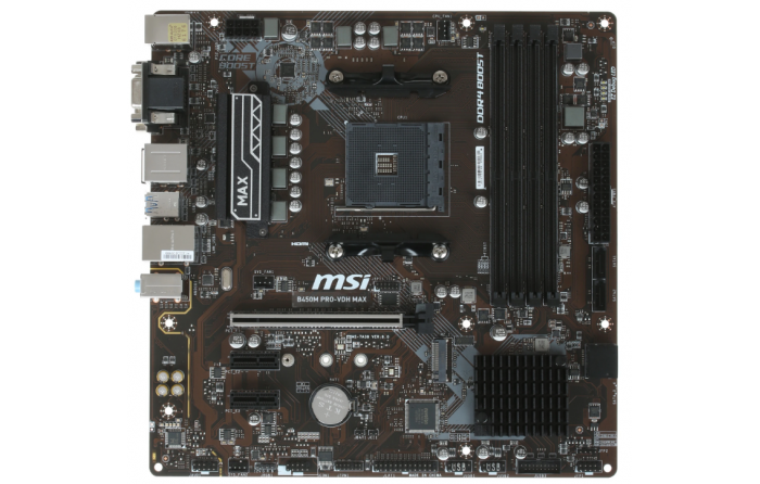 Материнская плата MSI B450M PRO-VDH MAX