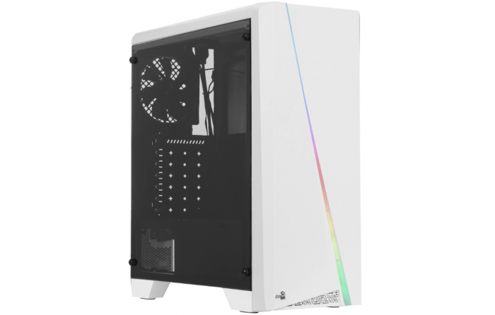 Корпус AeroCool Cylon белый Mid-Tower, Micro-ATX, Mini-ITX, Standard-ATX, USB 2.0 Type-A, USB 3.2