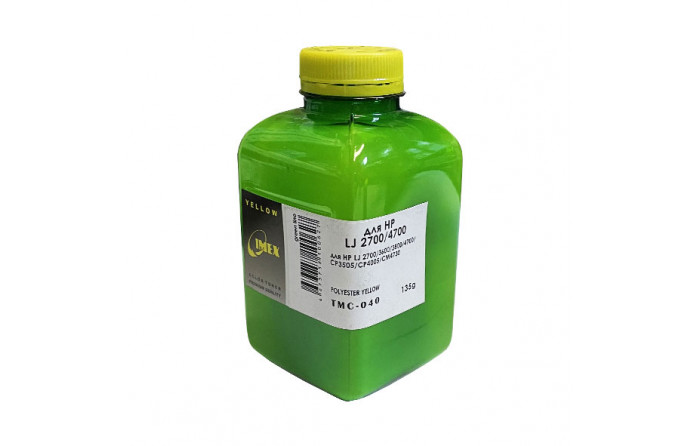 Тонер Imex для HP LJ 1215/1515/1518/1525/2025 ТМС-040, 40гр,Yellow Green Line