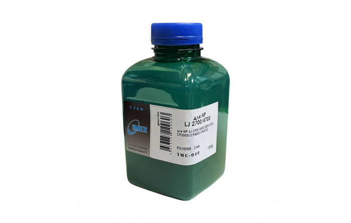 Тонер Imex для HP LJ 1215/1515/1518/1525/2025 ТМС-040, 45гр, Cyan. Green Line
