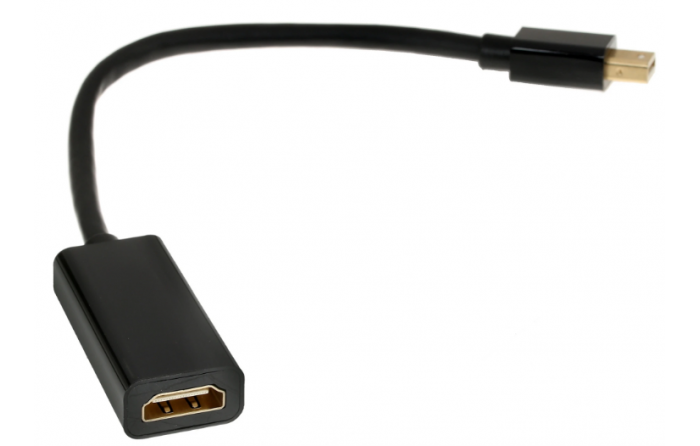 Переходник FinePower mini DisplayPort (М)-HDMI (F), 0.2m